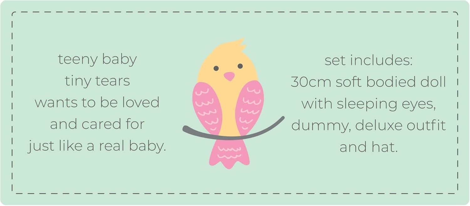30cm Soft Baby Doll w Sleeping Eyes Cuddly Outfit Toddler Toy