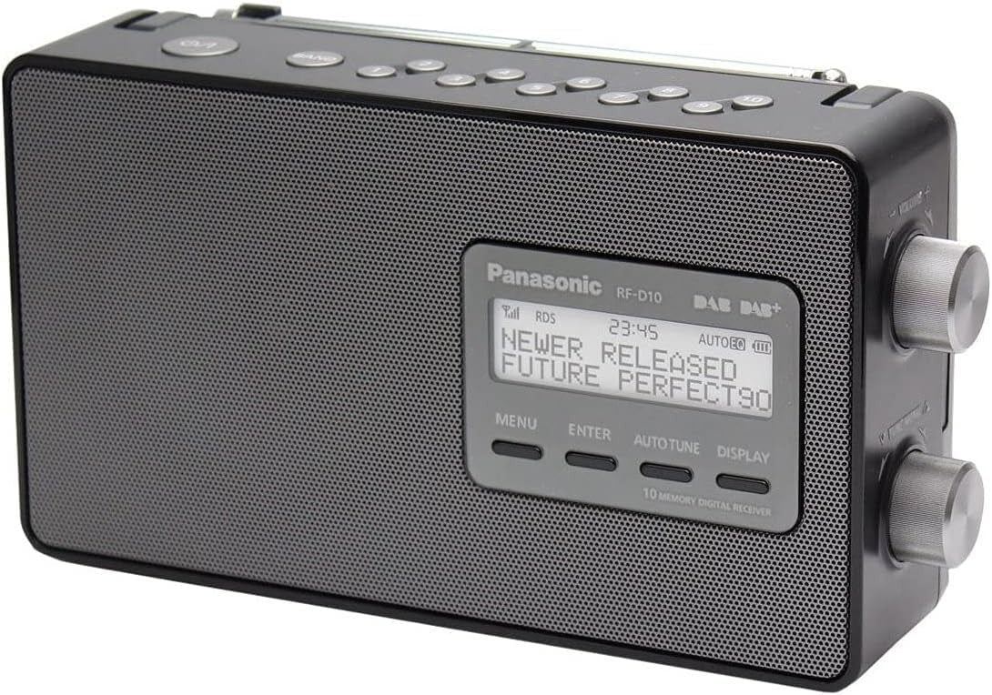 Portable DAB+ FM Radio AC DC 10cm Speaker Clear Sound Home Travel