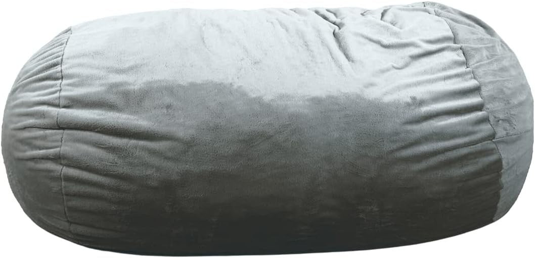 Grey Giant Memory Foam Bean Bag Chair for Adults Kids Lounge Sofa Bed