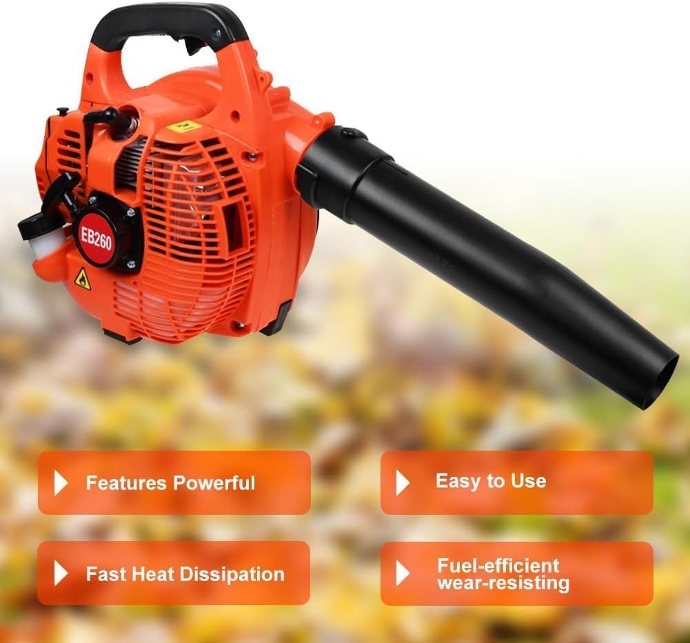 26cc Petrol Leaf Blower High Power Handheld Garden Debris Snow Cleaner