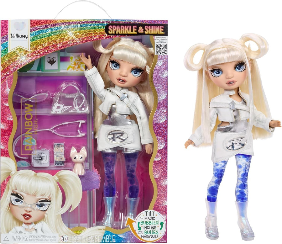 28cm Fashion Doll Magic Bubble Legs White Outfit Accessories