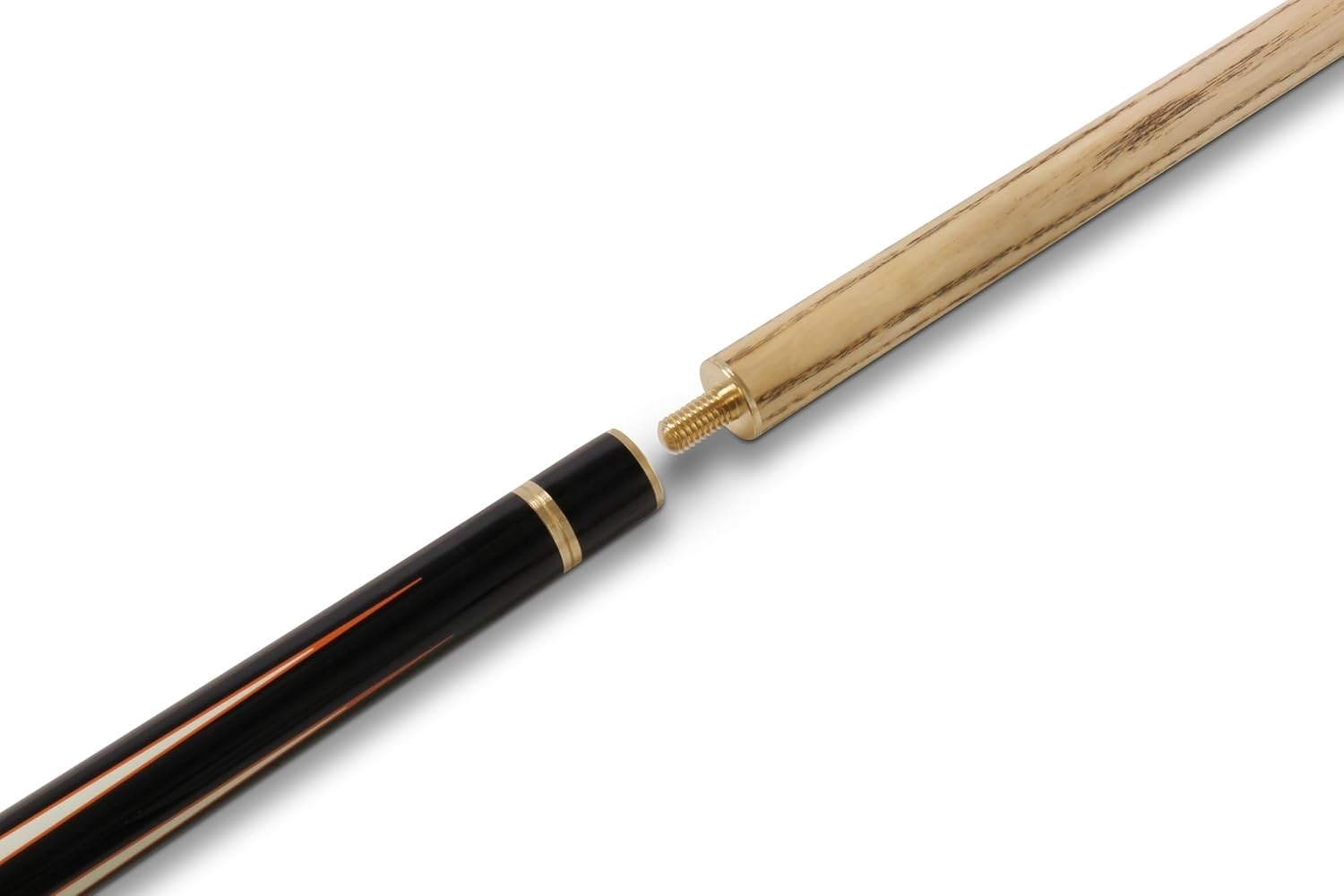 Adjustable Pool Cue 57–45in Ash Wood 9mm Tip 4pc Space Saver