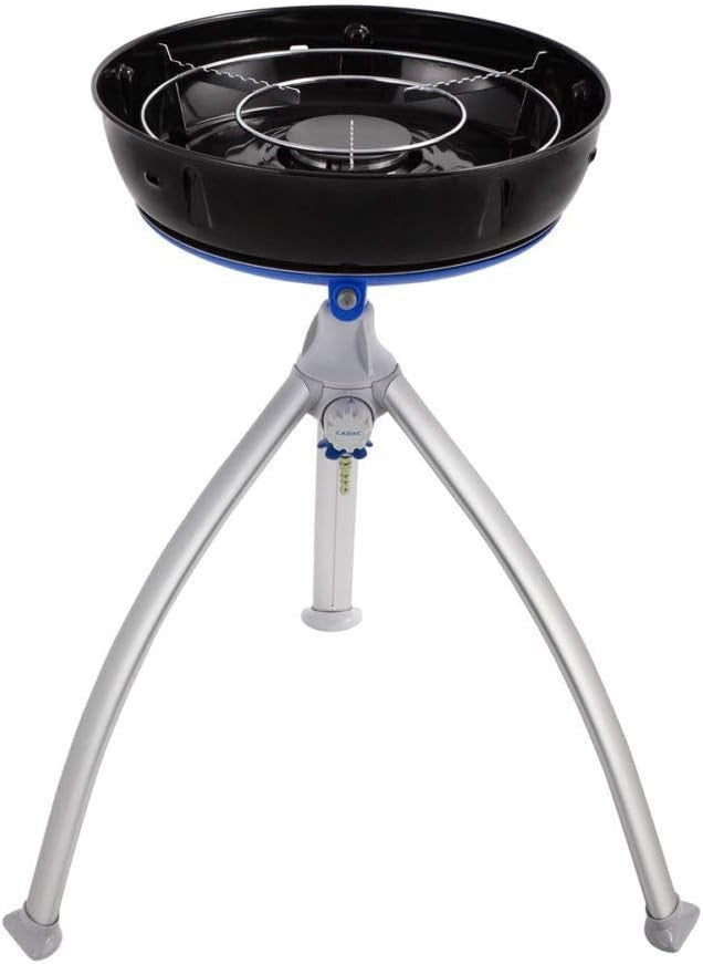 Portable Charcoal BBQ Grill with Dome Lid Thermometer & Adjustable Temperature