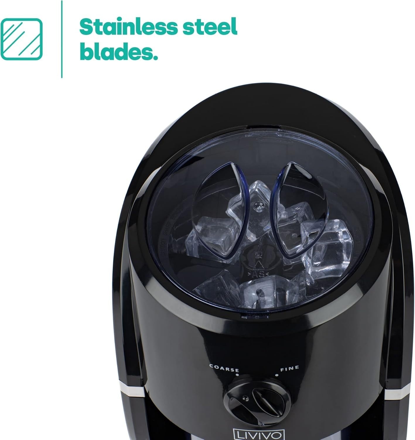 Electric Ice Crusher Snow Cone Slush Machine Stainless Steel Blades 600ml