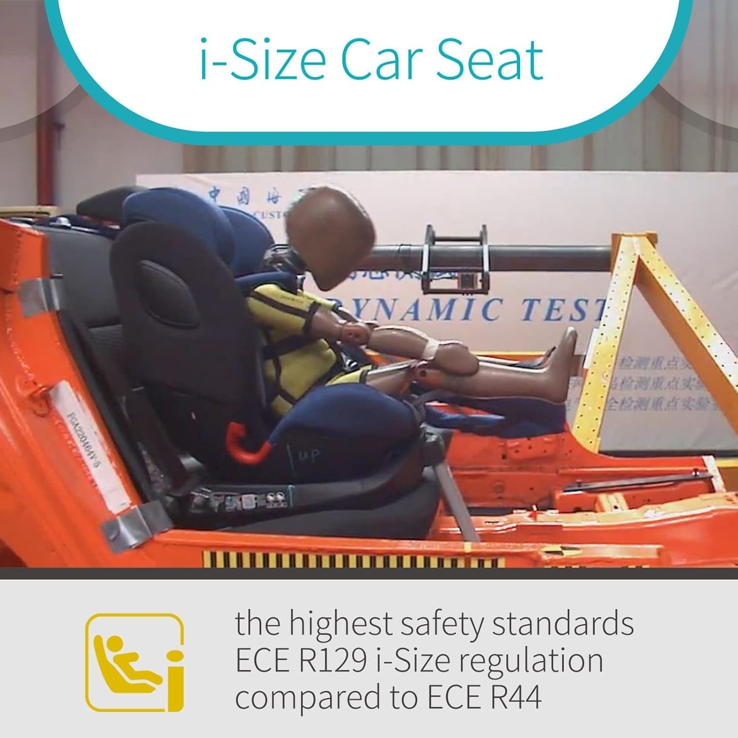 360° i-Size ISOFIX Swivel Car Seat 40–150cm Birth–12Y Group 0+1/2/3