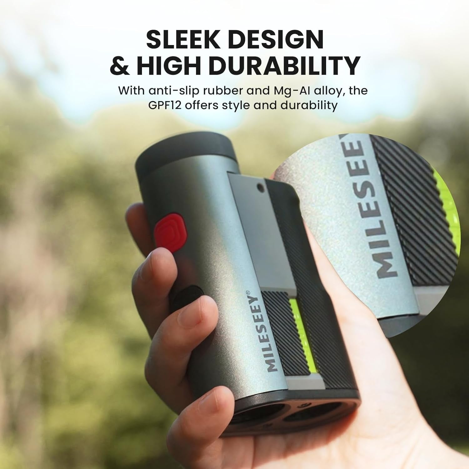 Golf Laser Rangefinder with Slope Flag Lock Rechargeable Fast Pulse Vibration