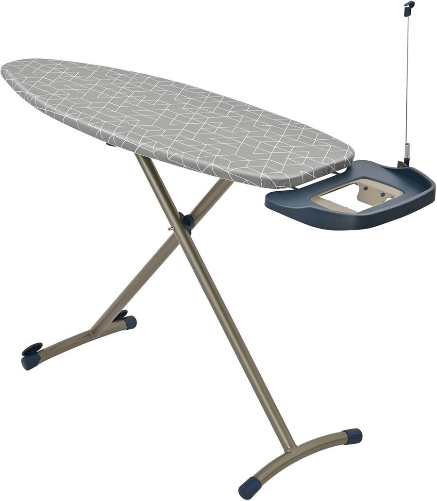 Ironing Board with Steam Generator Tray Height Adjustable Foldable 159x42cm