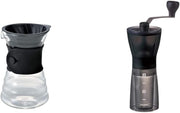 700ml Pour Over Coffee Maker Set with Hand Grinder | Fresh Brew Drip System