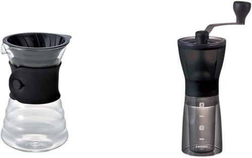 700ml Pour Over Coffee Maker Set with Hand Grinder | Fresh Brew Drip System
