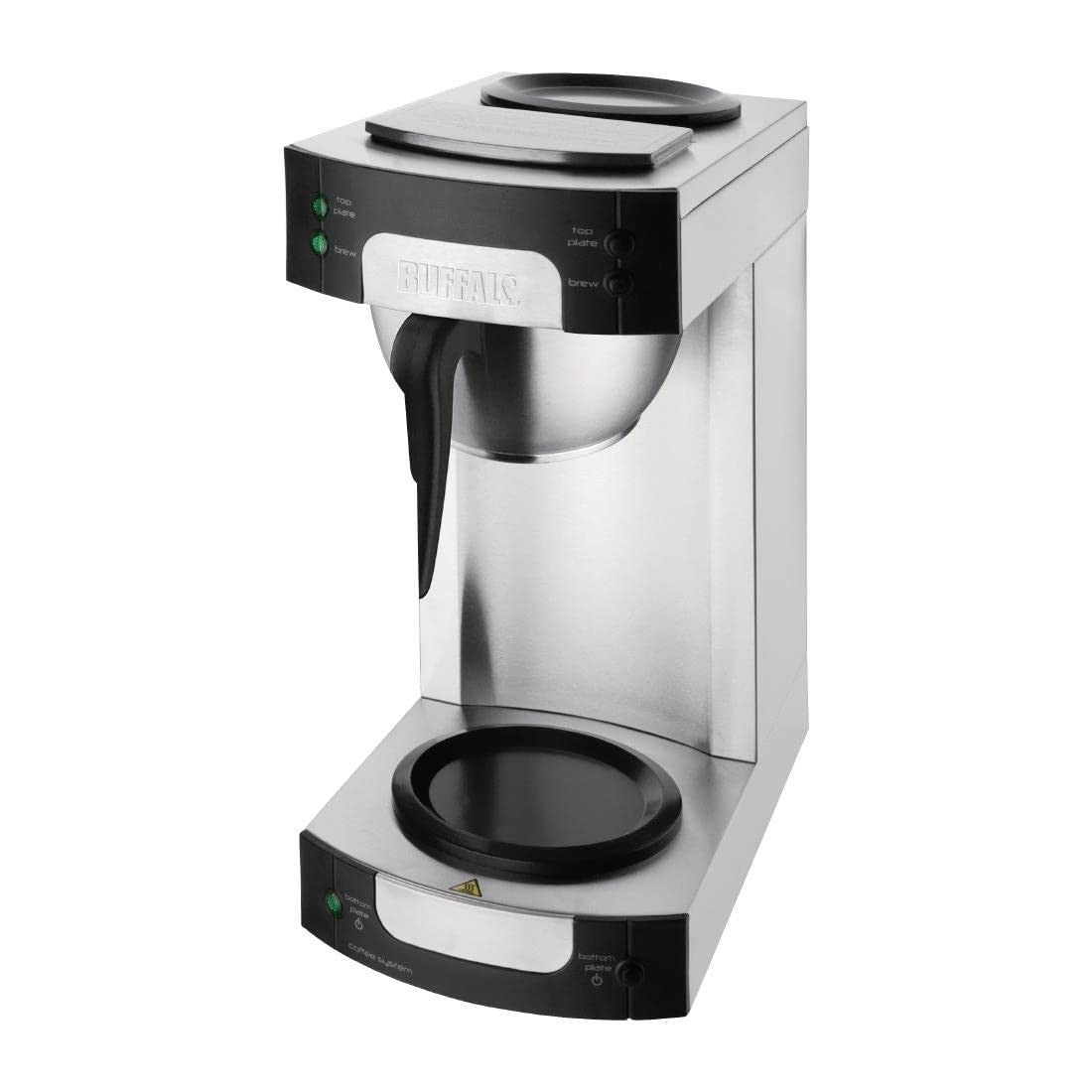 Commercial Filter Coffee Maker 1.7L | Fast Brew 6 Mins | Dual Hotplates