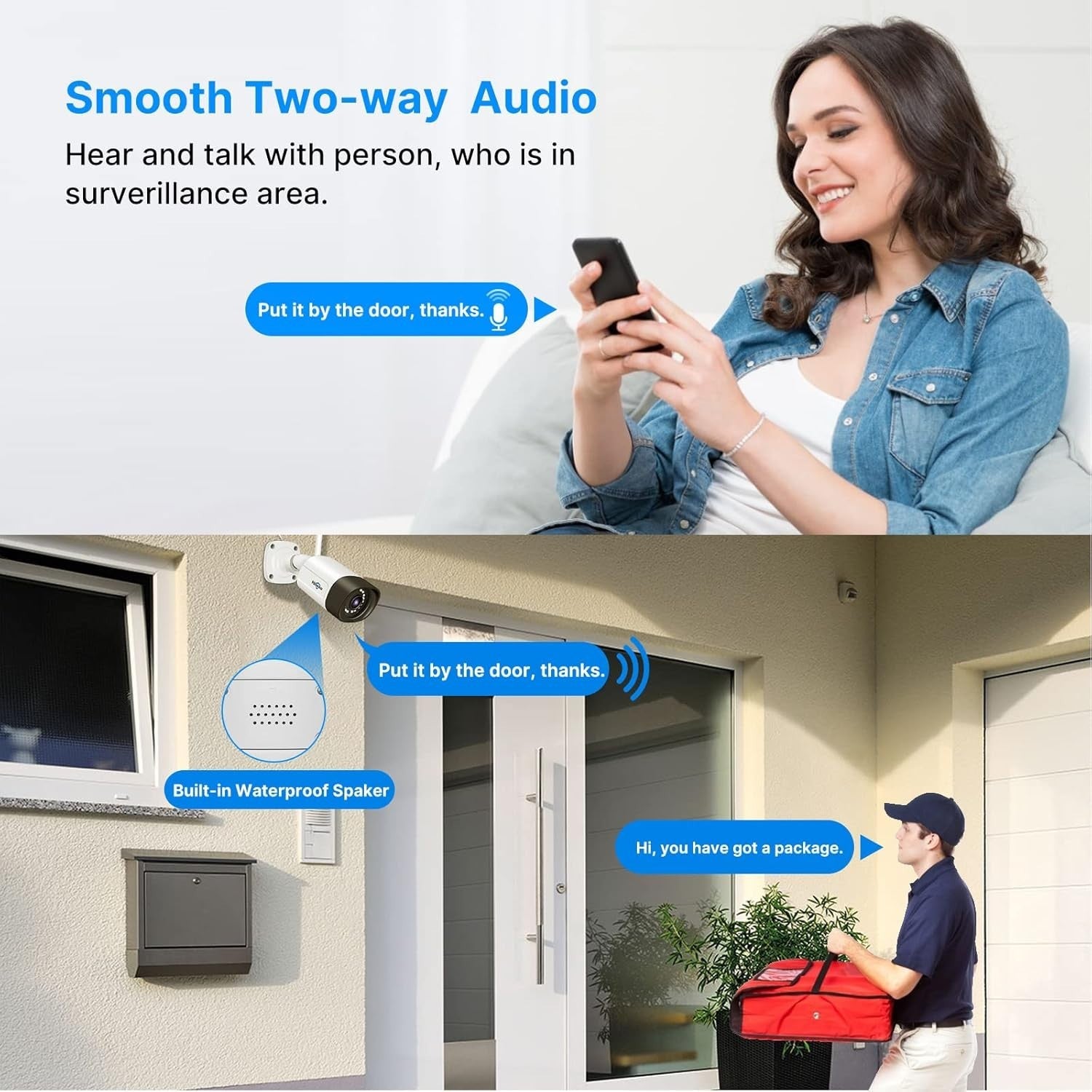 5MP Wireless CCTV System 4 Cameras 12" Monitor 3TB HDD NVR Kit