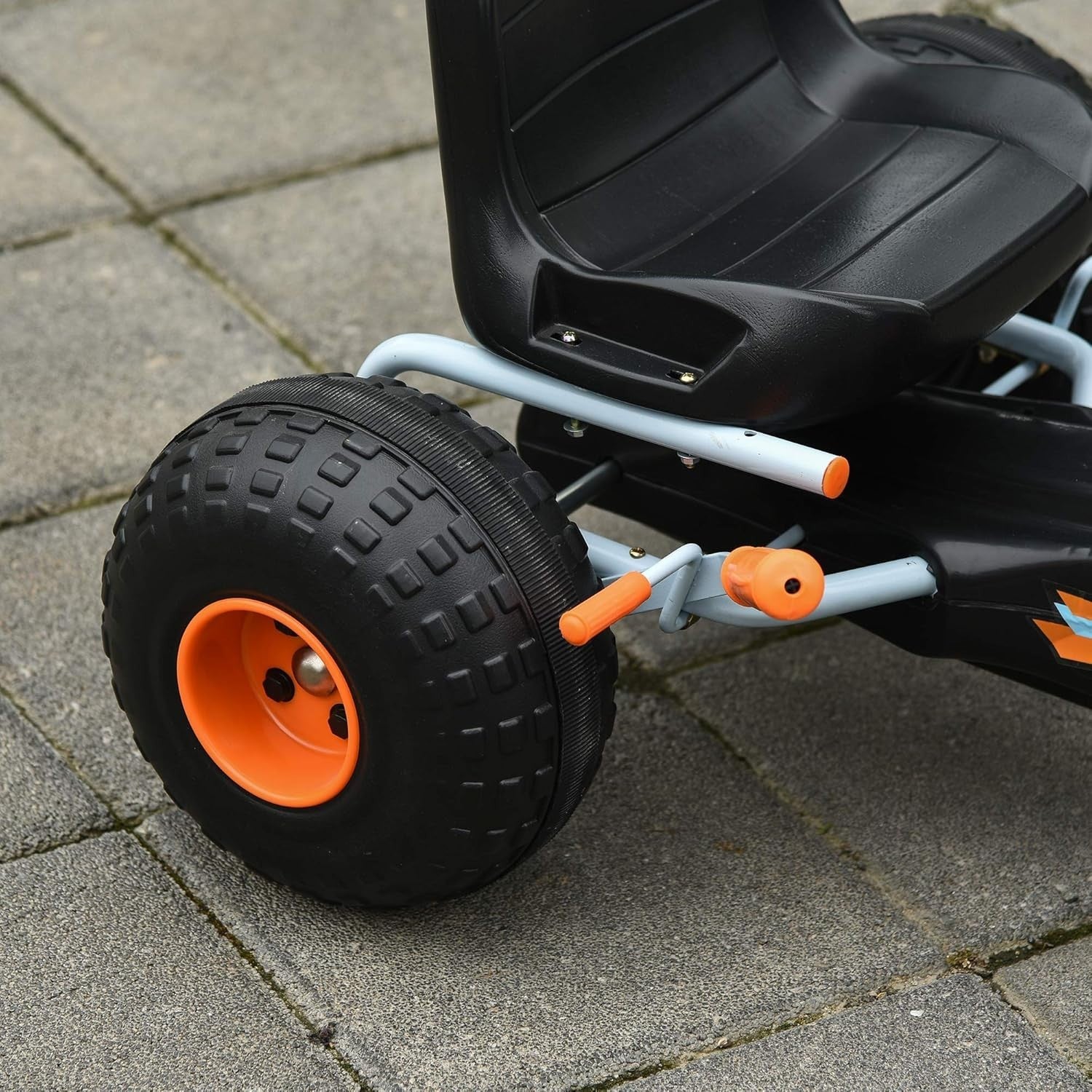 Kids Pedal Go Kart Ride On Car Adjustable Seat Brake Steering Wheel 35kg