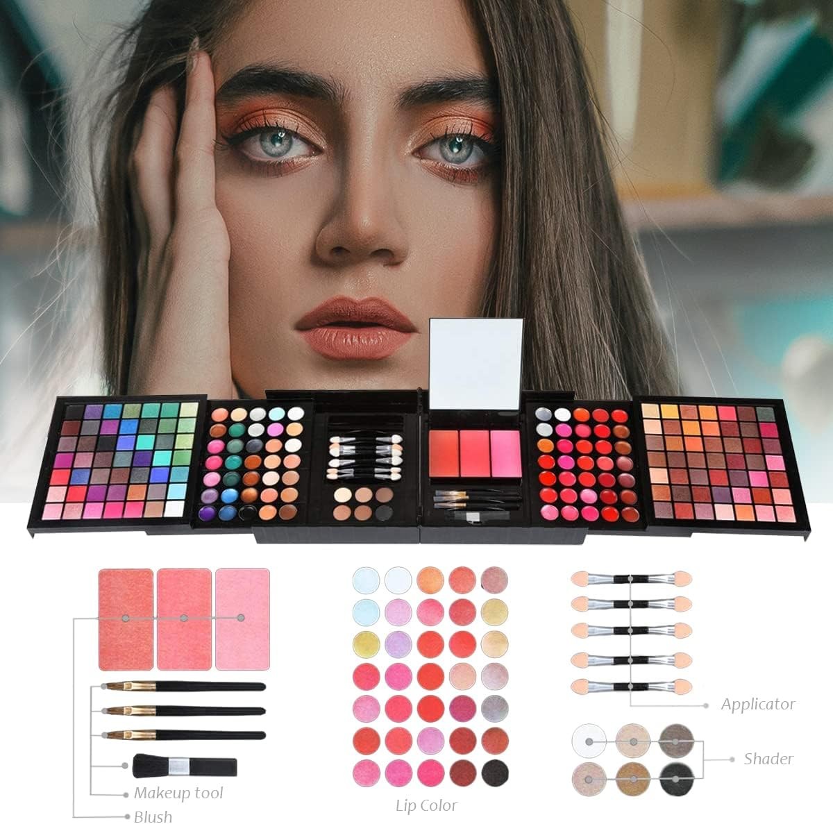 Beauty Advent Calendar 2025 Makeup Gift Set Palette Bag