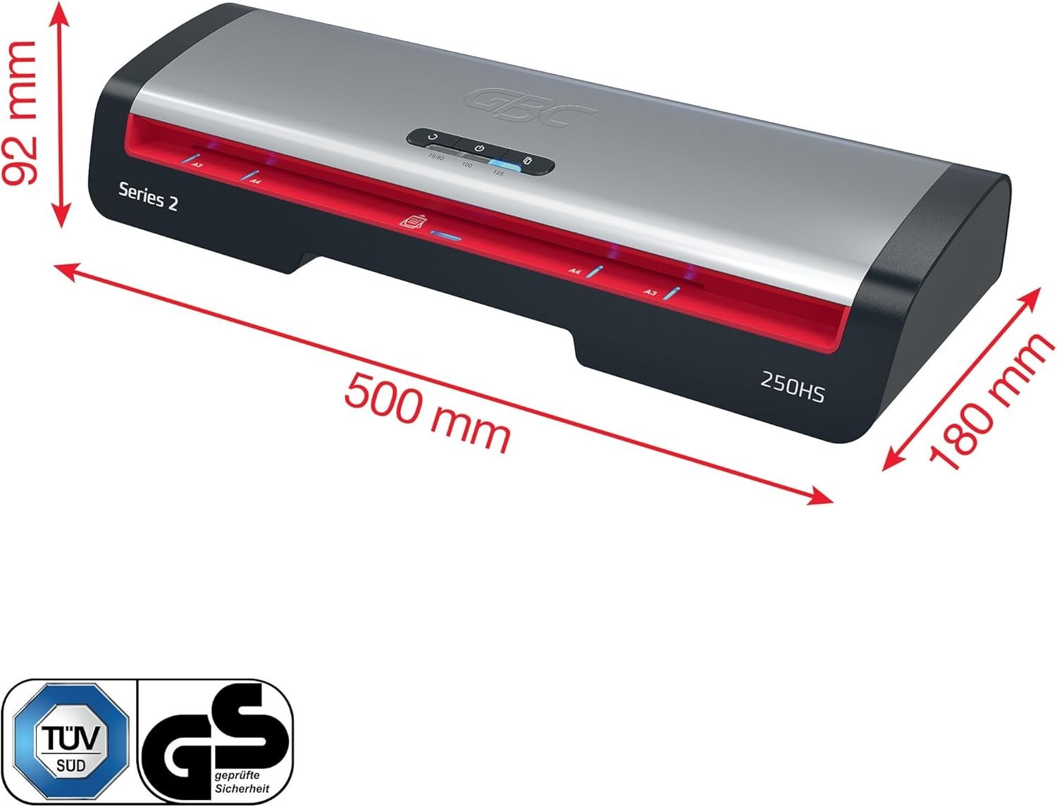 A3 Laminator High Speed 1-Min Warm-Up Anti-Jam Auto Shut-Off Office