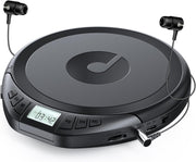 Portable CD Player Anti-Skip Shockproof LCD AUX Car Use w/ Earphones