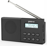 Rechargeable DAB FM Radio Bluetooth Alarm LCD 80 Presets