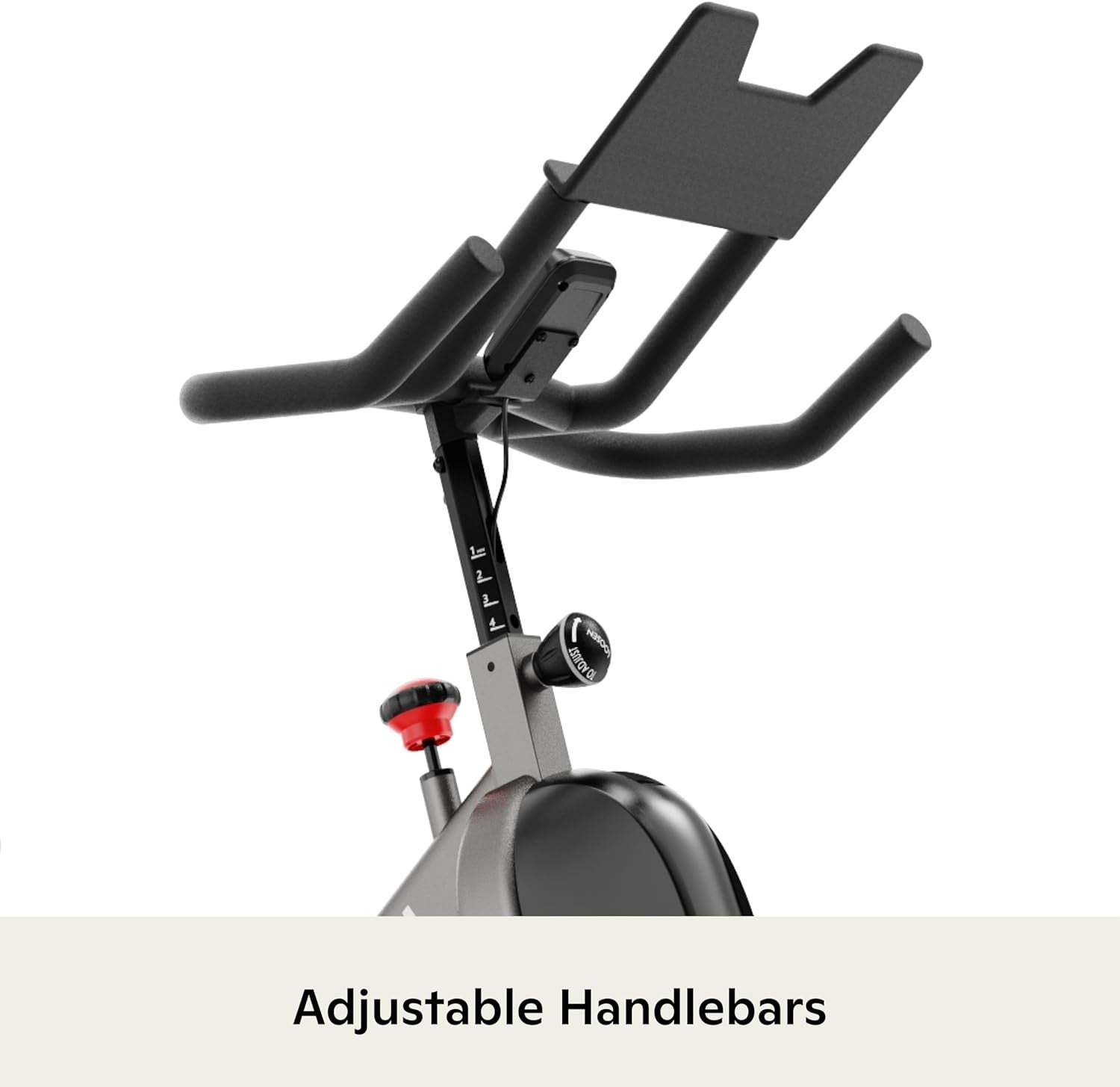 Magnetic Smart Spin Bike 100-Level Resistance Bluetooth SPD Pedals Compact