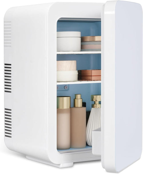 10L Mini Fridge Portable AC/DC Cooler Warmer Skincare Drinks White