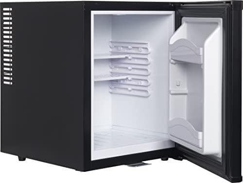 35L Lockable Minibar | Frost-Free, LED Light, Adjustable Shelves Black