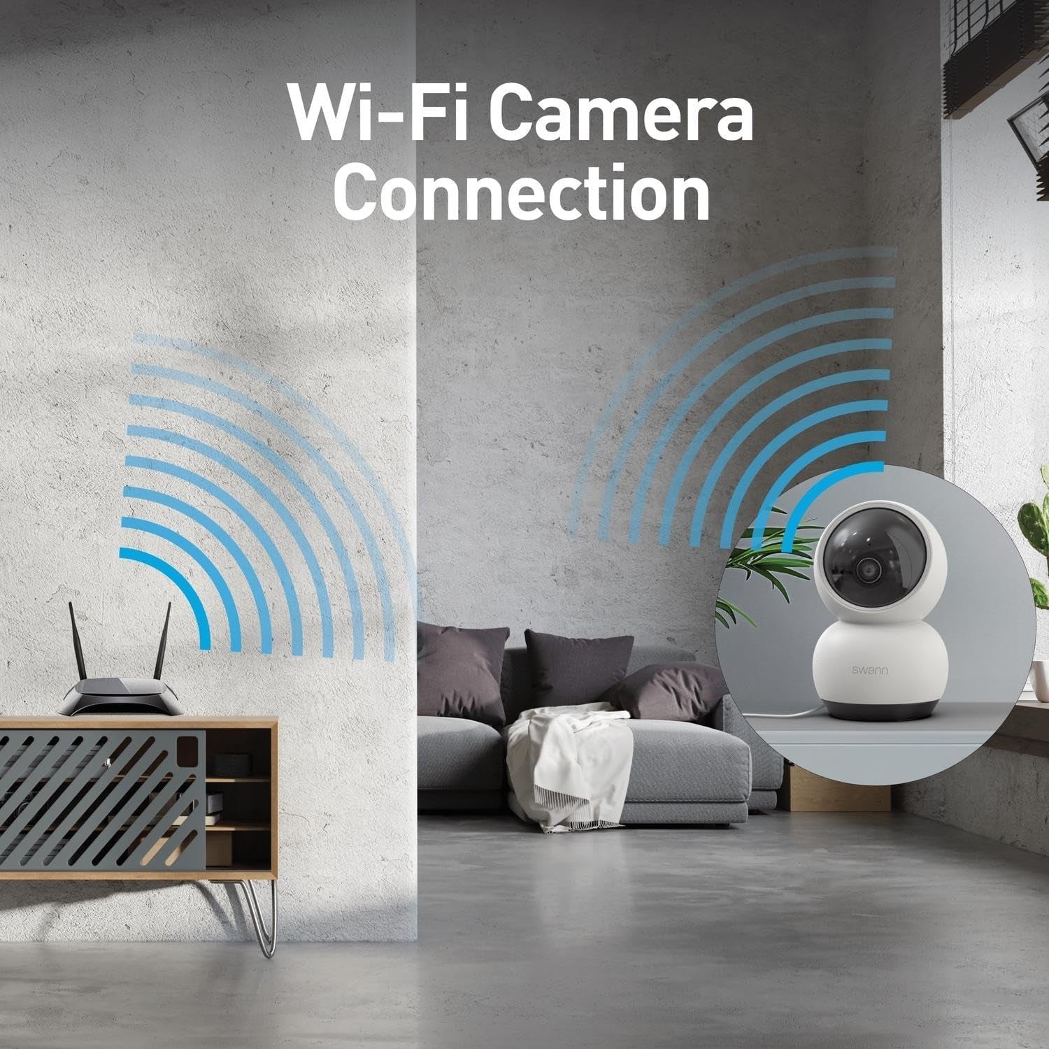 2K PTZ WiFi Security Camera Auto Tracking Night Vision Two Way Audio