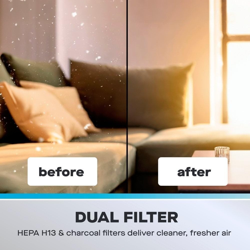 3.2L Dehumidifier with Air Purifier Quiet Sleep Mode Digital