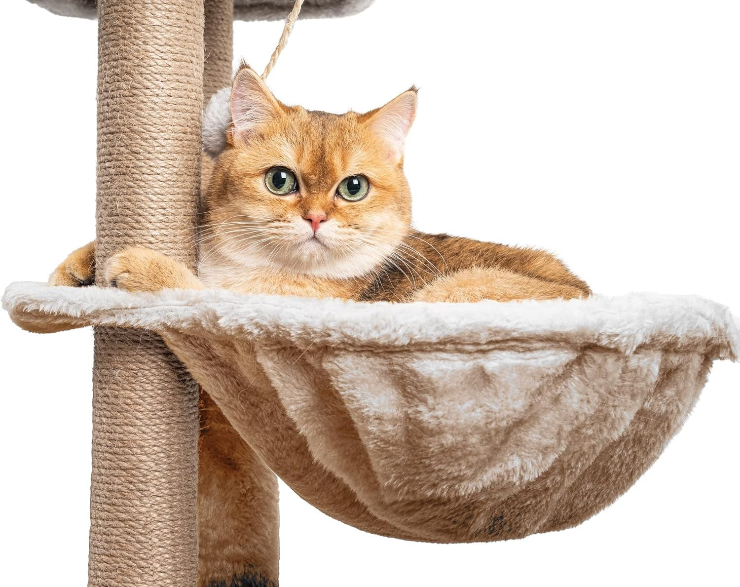 145cm Cat Tree Tower Multi Level Scratching Post Indoor Climber Hammock