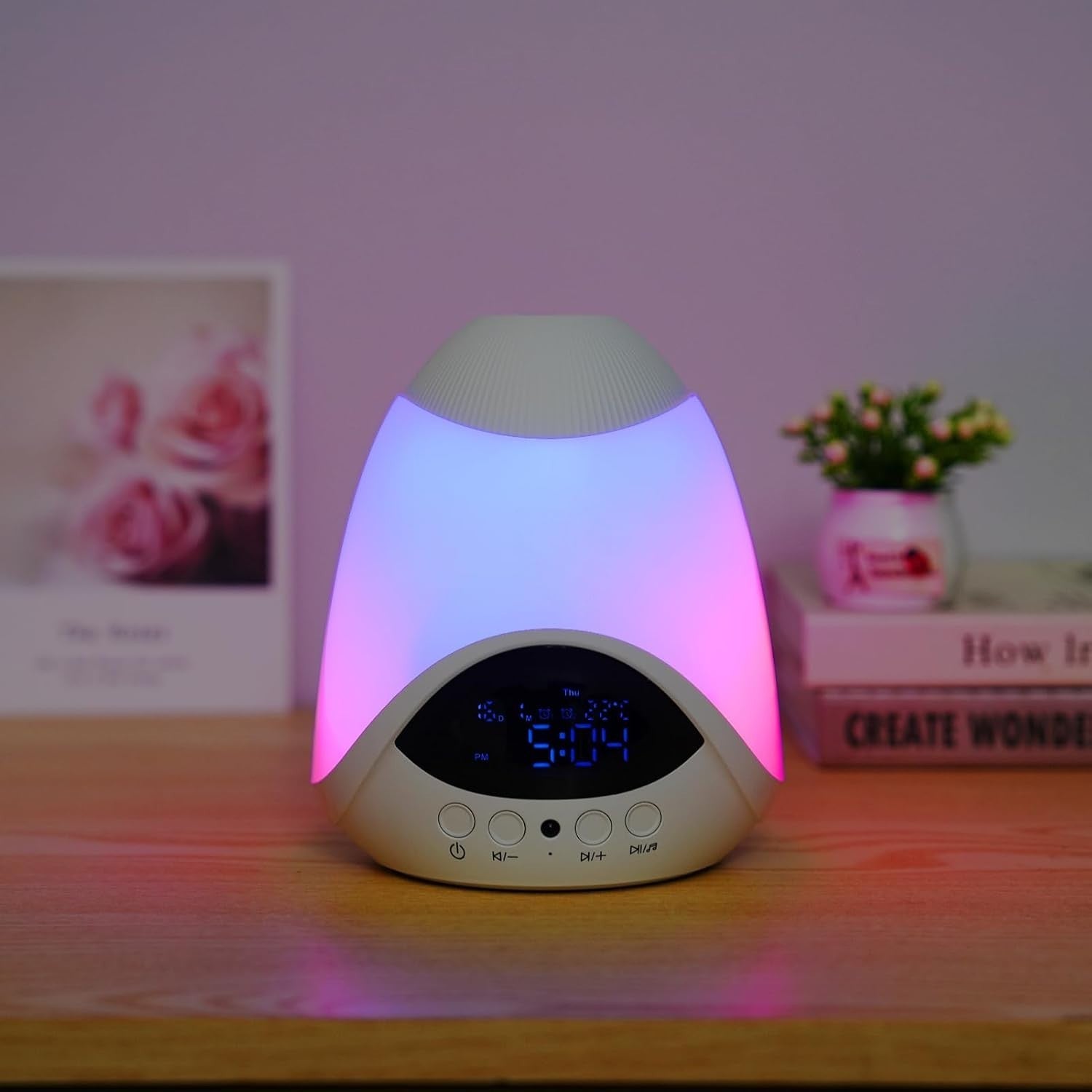 10-in-1 White Noise Machine with Star Projector, Night Light & Timer