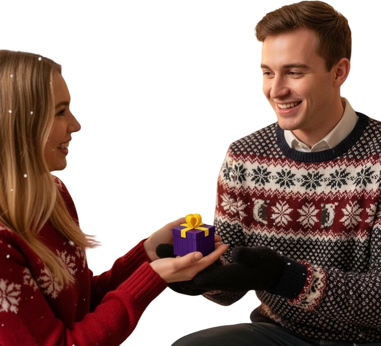 DIY 3D Printed Christmas Box Fidget Toy Building Blocks Stress Relief
