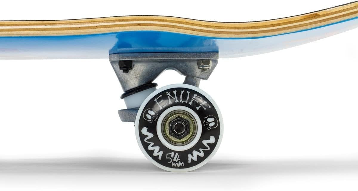 Skully Complete Skateboard 31.5" × 7.75" Blue Maple Wood Adult