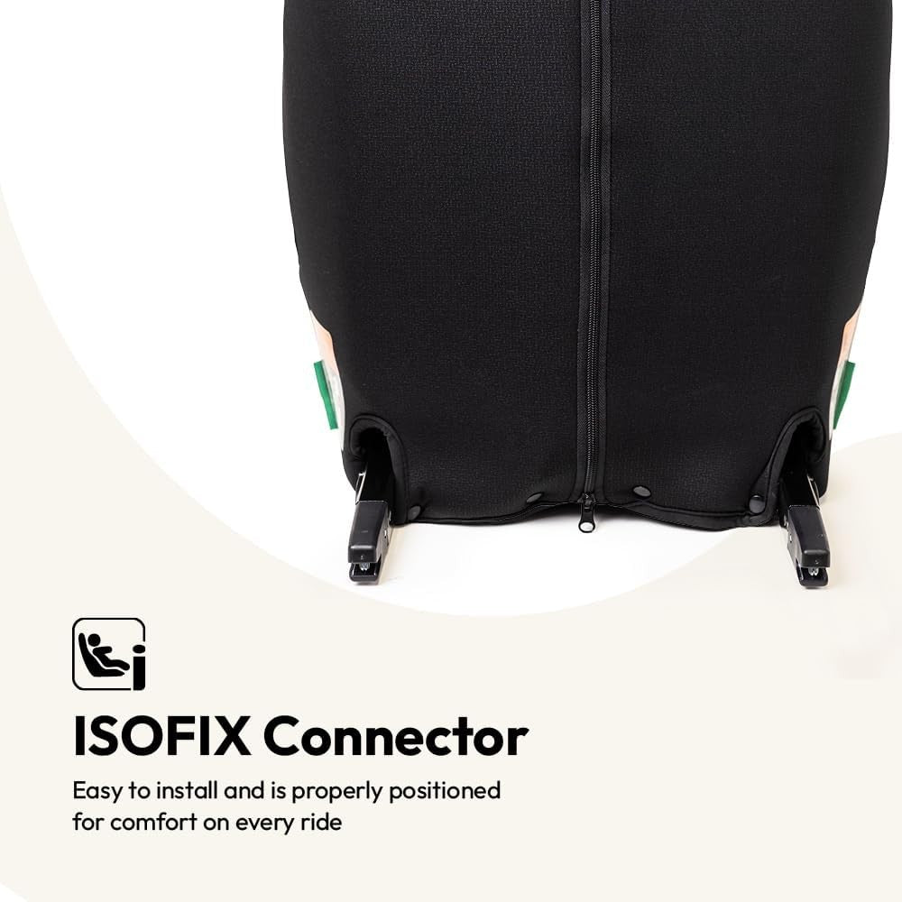 i-Size Booster Car Seat 100–150cm Foldable Travel Lightweight ISOFIX