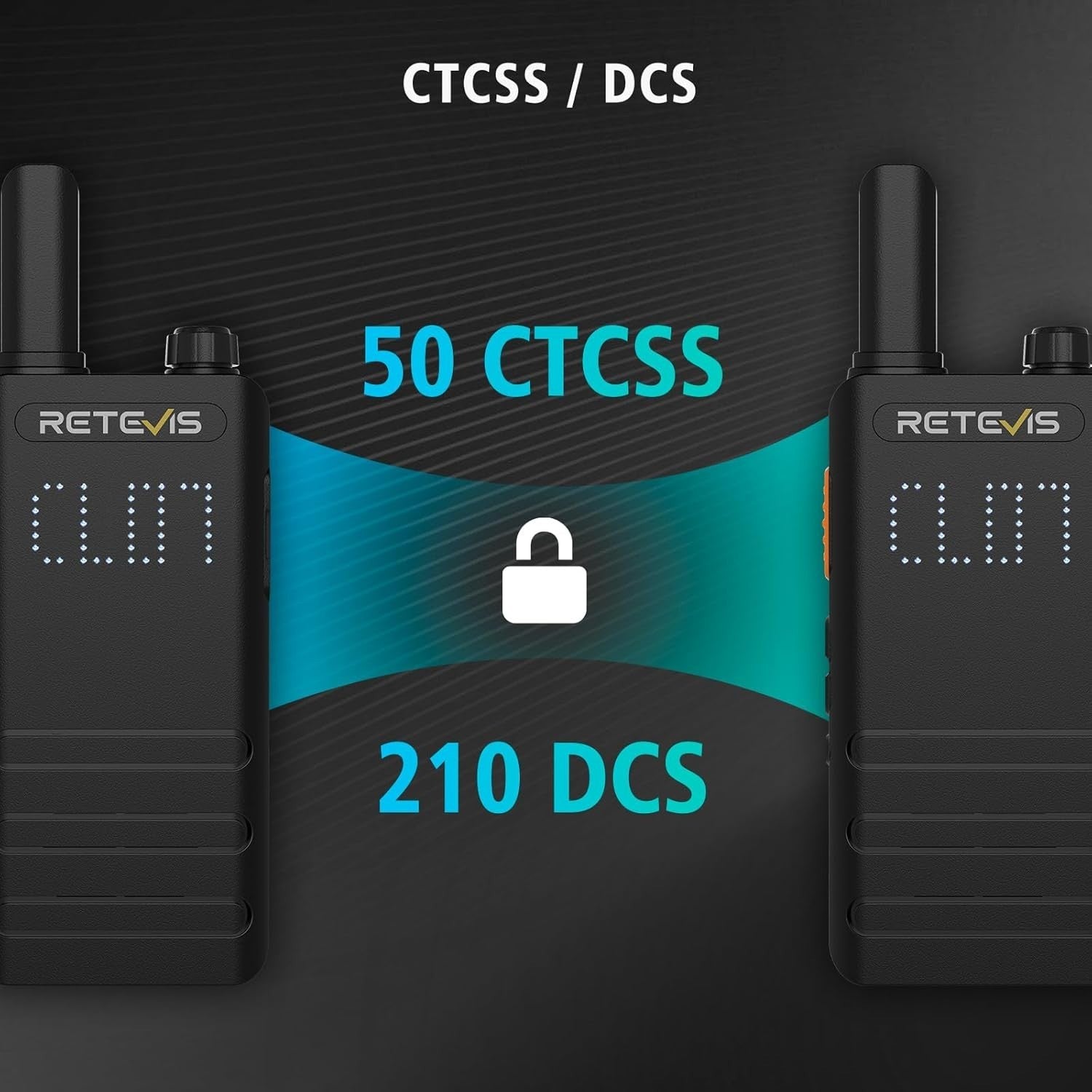 Slim Walkie Talkies 4 Pack Screen VOX USB-C PMR446 Business Radio