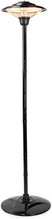 Outdoor Electric Patio Heater 1500W Freestanding Radiant Heat IP34 Safe