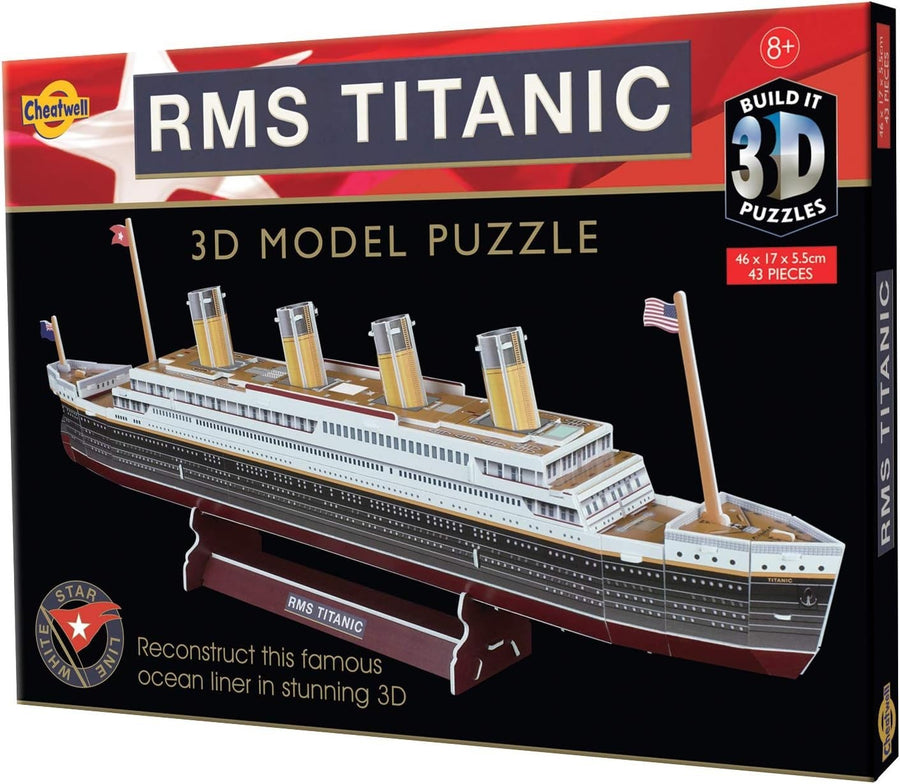 3D Titanic Puzzle Model Kit – Easy Assembly, No Tools, Fun for Kids
