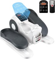 Under Desk Elliptical Pedal Exerciser Quiet 10 Level Resistance Remote