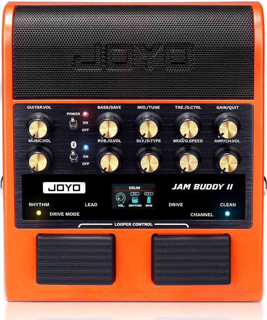 Portable Guitar Amp 10W Multi Effects Bluetooth Looper Drum