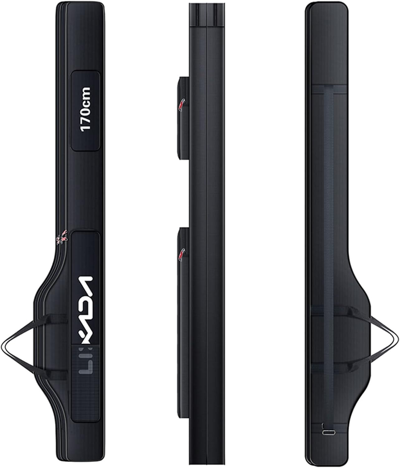 170cm Fishing Rod Reel Bag Portable Tackle Case with Shoulder Strap