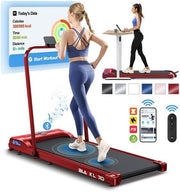 Compact Walking Pad Treadmill 9km/h Slim Under Desk Foldable Quiet Home Gym
