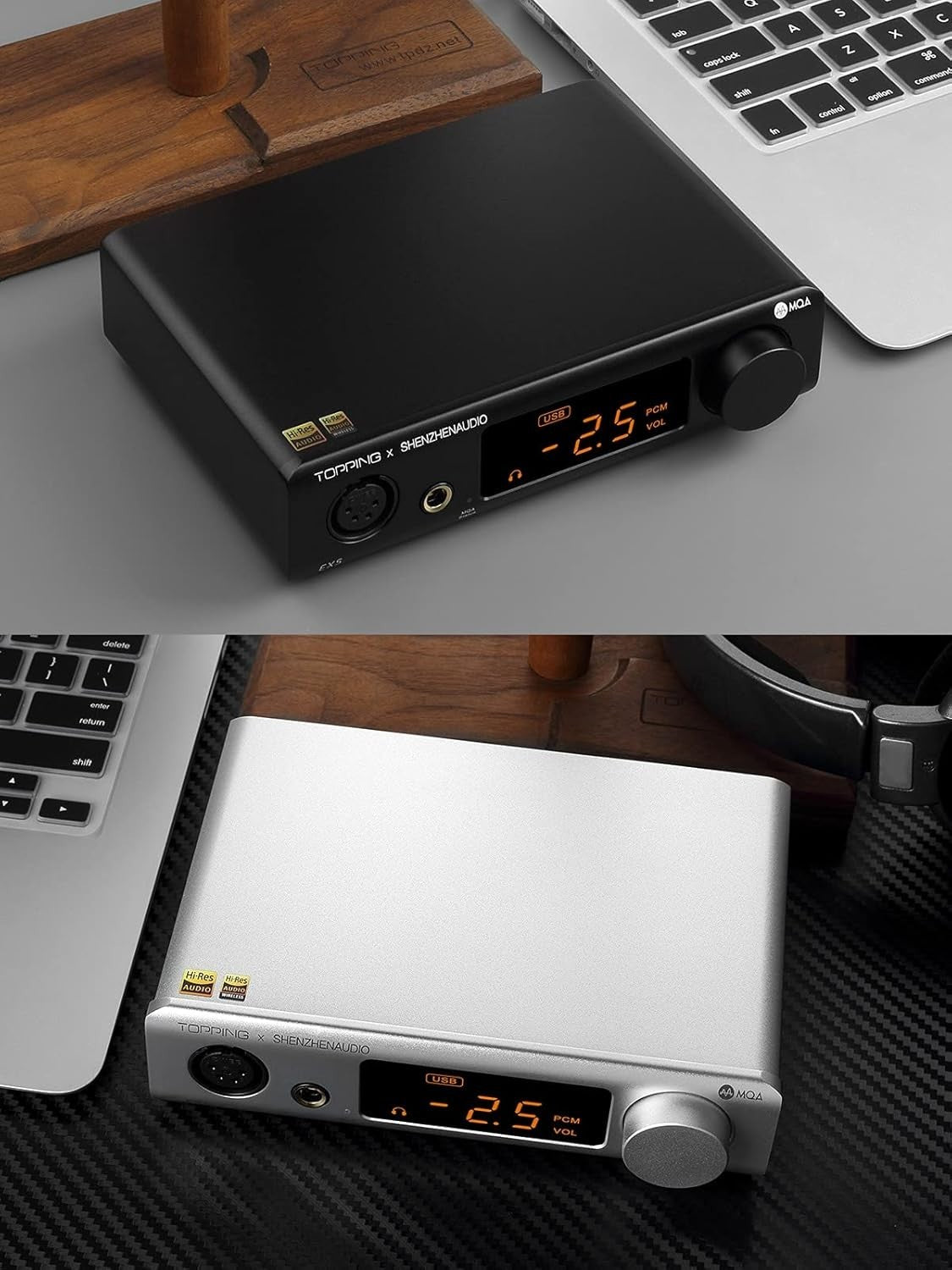 EX5 MQA Dual DAC HiFi Decoder Headphone Amp USB Bluetooth DSD PCM