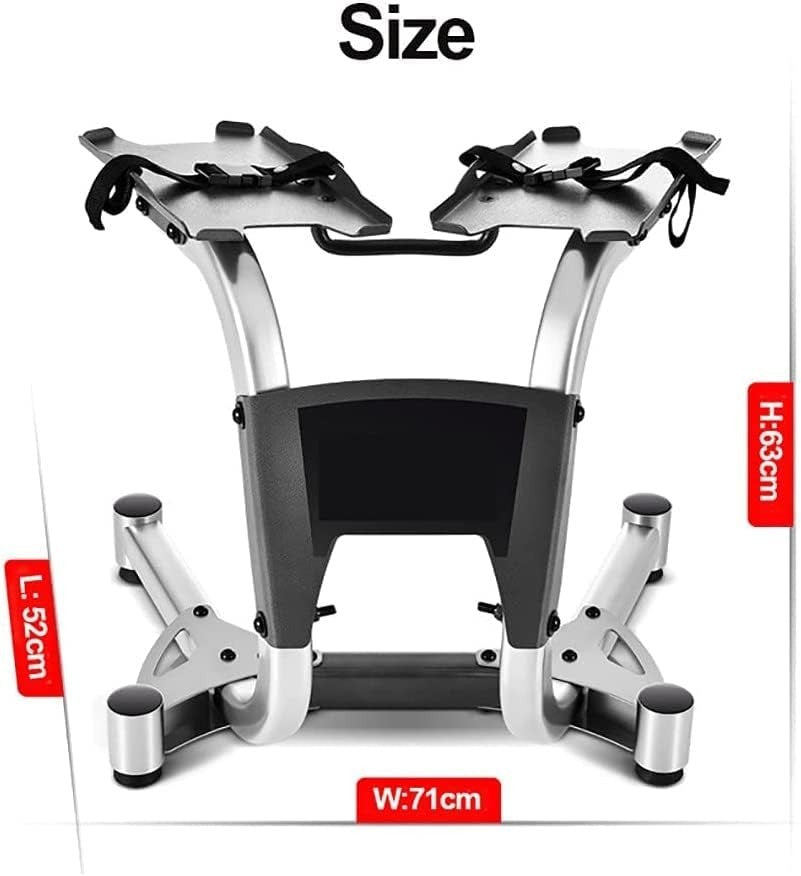 Heavy Duty Dumbbell Stand Weight Rack Space Saver Adjustable Home Gym