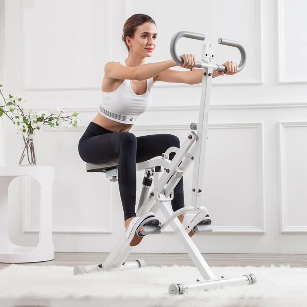 Foldable Horse Squat Fitness Machine w LCD 12 Resistance Levels