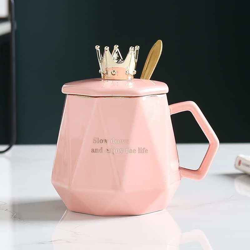 Coffee Mug Warmer with Mug Set Auto Shut Off Pink