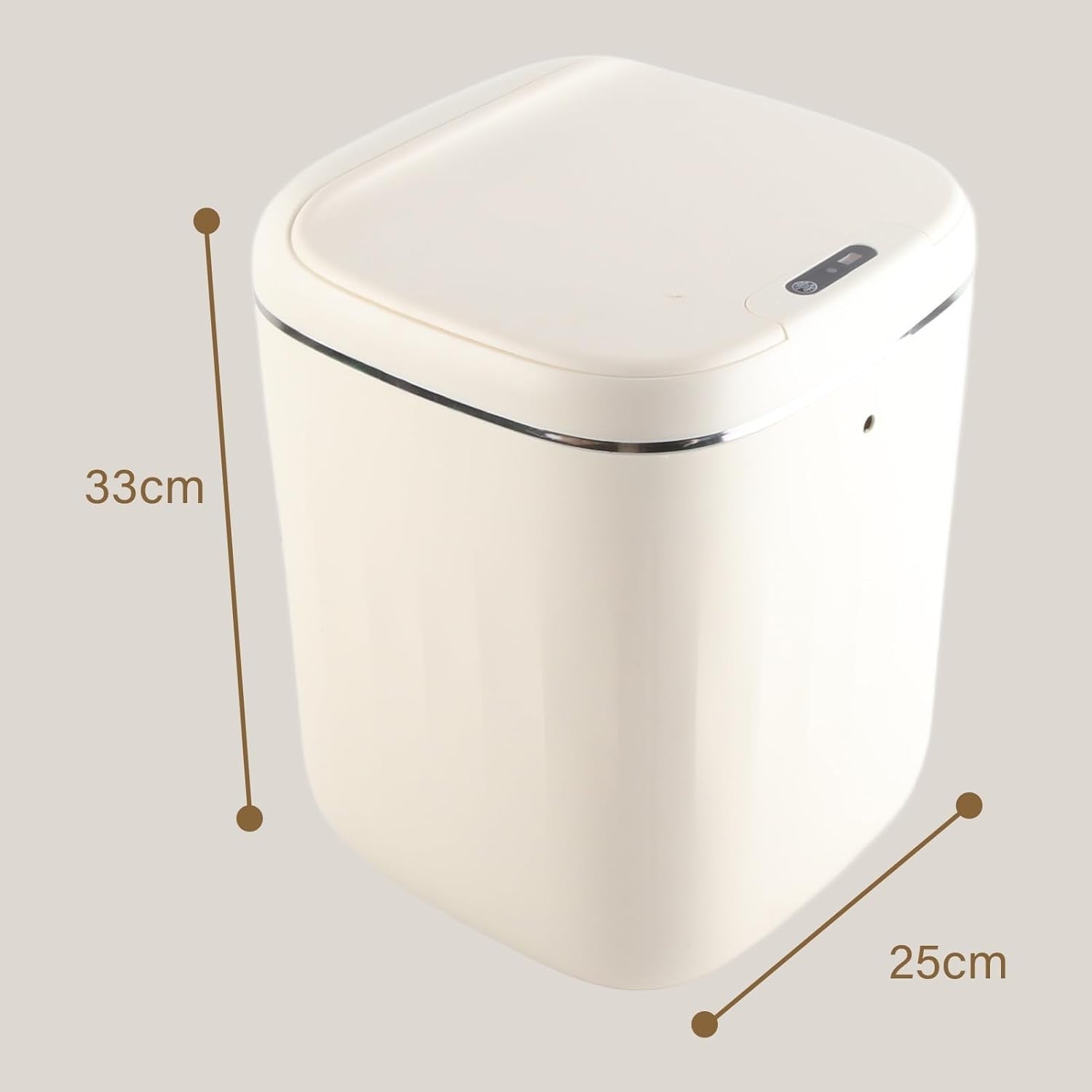20L Touchless Sensor Trash Can Rechargeable Auto Bathroom Kitchen Bin