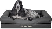 Medium Orthopedic Memory Foam Dog Bed Washable Bolster