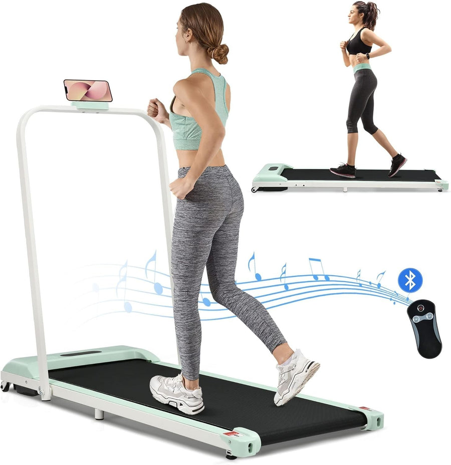 BTM Under Desk Folding Treadmill 1-6KM/H Bluetooth & LCD Display