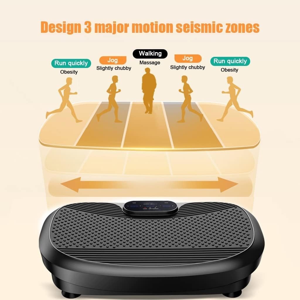 Triple Motor Vibration Plate Whole Body Weight Loss Shaping 440lb
