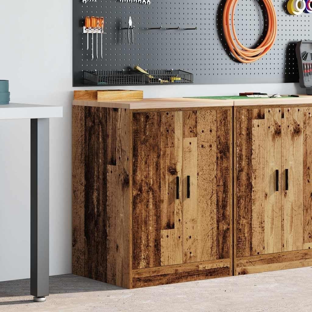 Garage Storage Cabinet Pinewood 60x51x85 cm – Durable, Spacious, Easy Clean