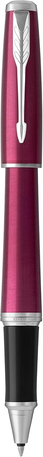 Luxury Vibrant Magenta Rollerball Pen – Fine Tip, Ergonomic, Gift Box
