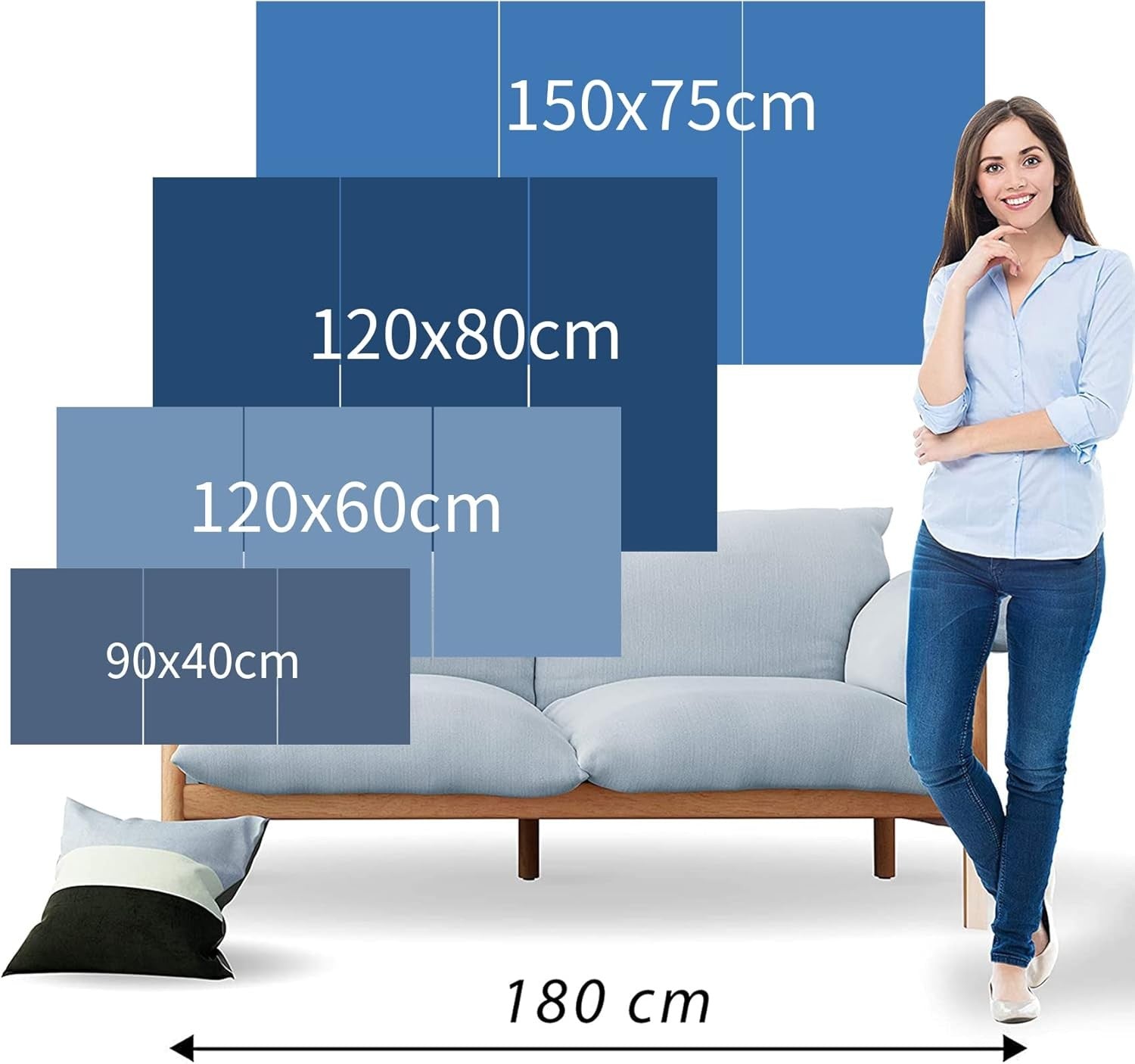 Abstract Grey Beige Canvas Wall Art 3 Panels 50x70cm Modern Decor