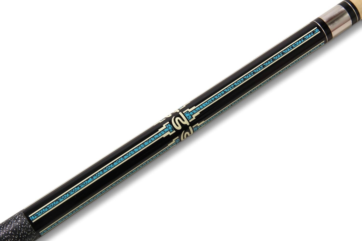 58in Snooker Pool Cue 9.5mm Tip RISS Maple Shaft Centre Joint Quick Release