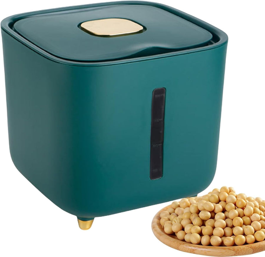 10KG Airtight Rice Dispenser Stackable Food Storage Container Grain Bin